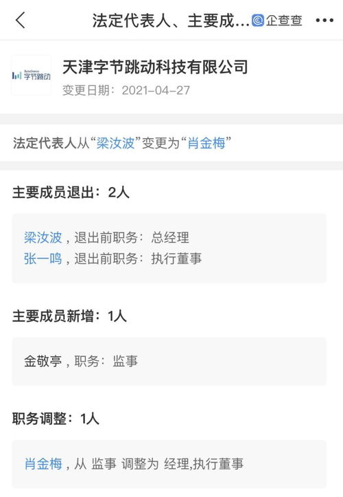 張一鳴與梁汝波退出天津字節(jié)跳動(dòng)科技，技術(shù)開發(fā)的接力棒將如何傳遞？